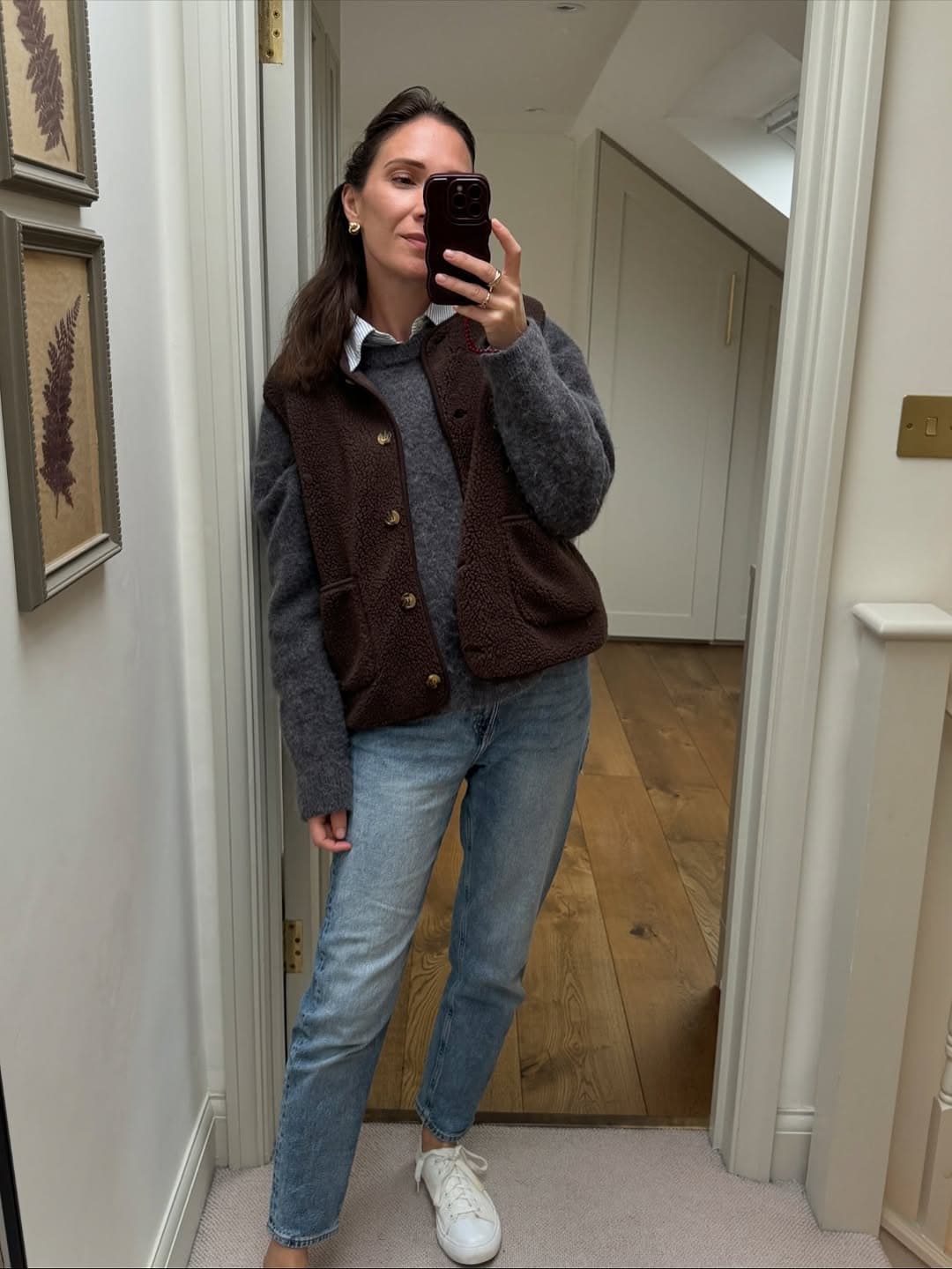 Some recent, uncurated snaps from my camera roll 📷1- October light in B’s room ✨2-4- My gilet a.jpg