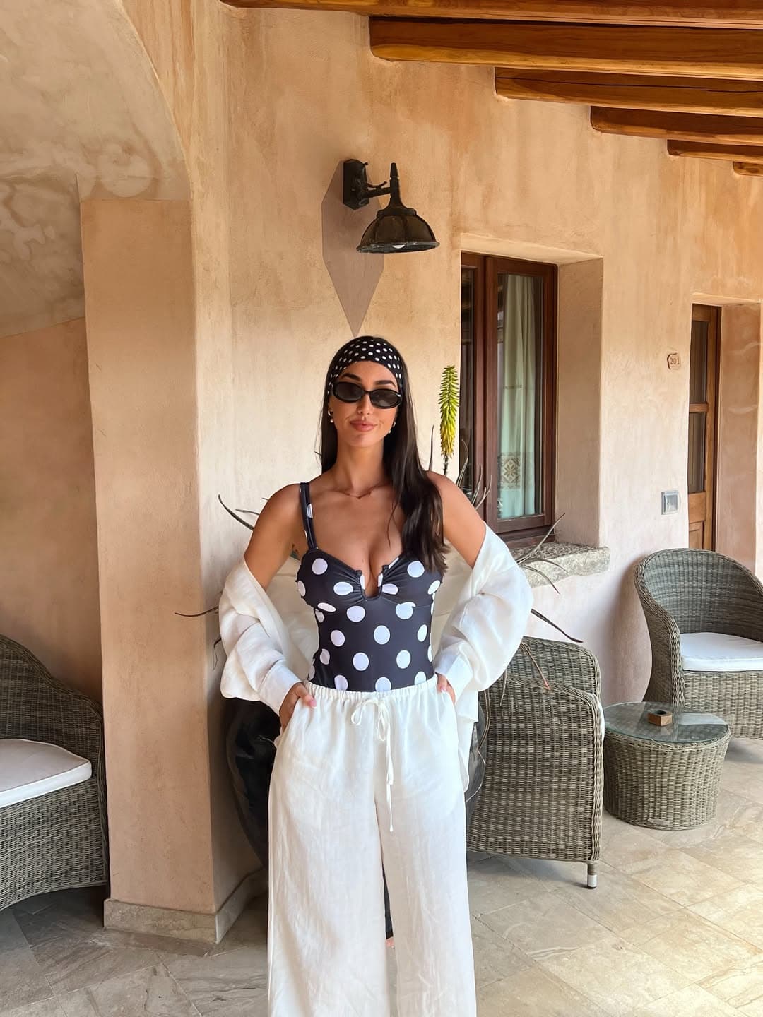 wearing as much polka dot as I can this holiday 🤍.jpg